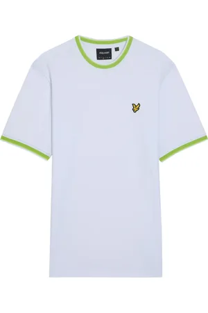 Lyle & Scott Hombre, Camisetas, Verde, Talla: L
