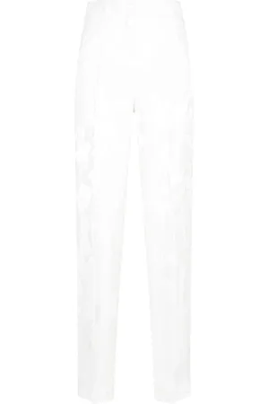 DRIES VAN NOTEN Mujer, Pantalones, Blanco, Talla: S