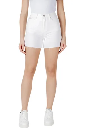 Calvin Klein Mujer, Pantalones cortos, Blanco, Talla: W29