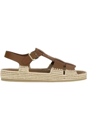 Prada Mujer, Zapatos, Marrón, Talla: 39 EU
