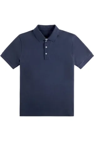 FAY Hombre, Camisetas, Azul, Talla: L