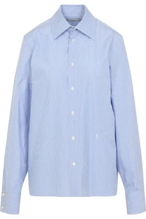 Saint Laurent Mujer, Blusas y Camisas, Azul, Talla: L