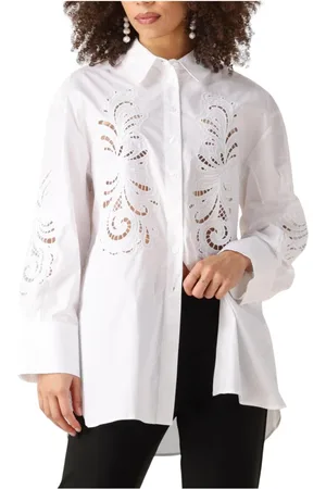 Twin-Set Mujer, Blusas y Camisas, Blanco, Talla: 2XS