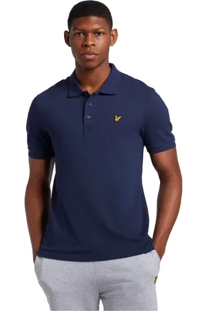 Lyle & Scott Hombre, Camisetas, Azul, Talla: S