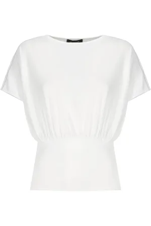 Fabiana Filippi Mujer, Camisetas, Blanco, Talla: S