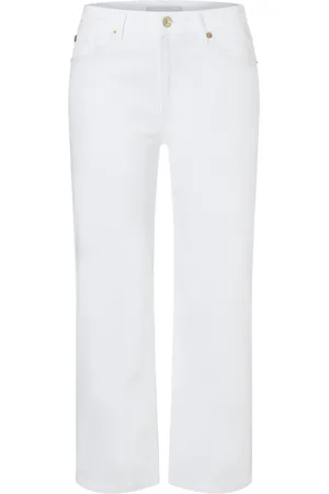 Mac Mujer, Vaqueros, Blanco, Talla: 2XL