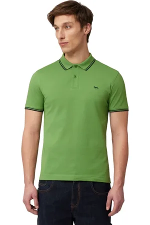 HARMONT&BLAINE Hombre, Camisetas, Verde, Talla: L