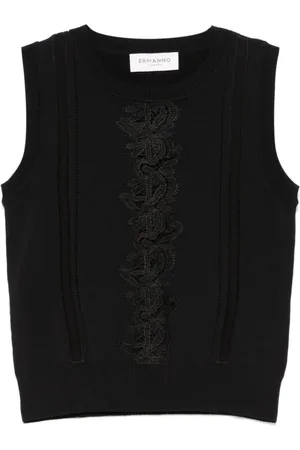 ERMANNO SCERVINO Mujer, Camisetas, Negro, Talla: M
