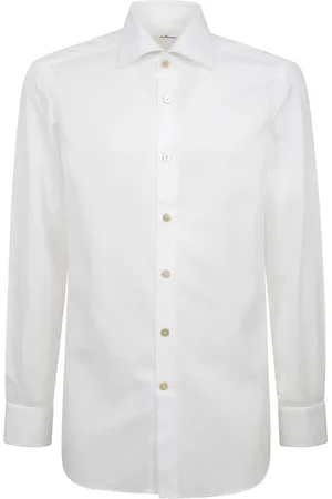 Kiton Hombre, Camisas, Blanco, Talla: 3XL