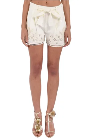Twin-Set Mujer, Pantalones cortos, Blanco, Talla: S