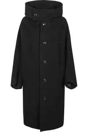 YOHJI YAMAMOTO Mujer, Abrigos, Negro, Talla: S