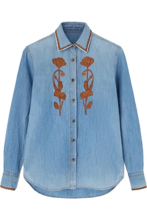 ERMANNO SCERVINO Mujer, Blusas y Camisas, Azul, Talla: M