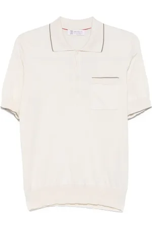 Brunello Cucinelli Hombre, Camisetas, Blanco, Talla: M
