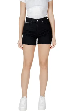 Calvin Klein Mujer, Pantalones cortos, Negro, Talla: W31