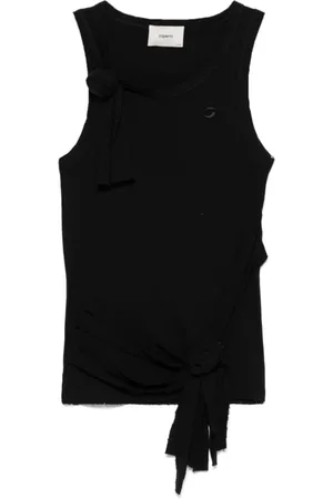COPERNI Mujer, Camisetas, Negro, Talla: S