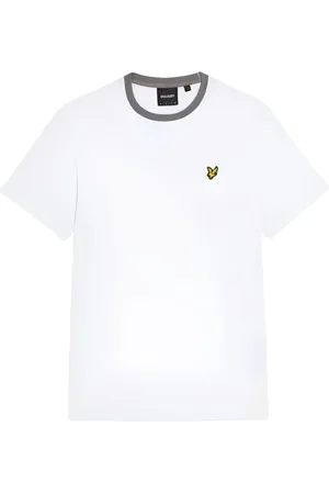 Lyle & Scott Hombre, Camisetas, Blanco, Talla: XL