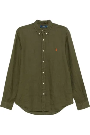 Ralph Lauren Hombre, Camisas, Verde, Talla: L