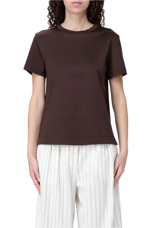 Max Mara Mujer, Camisetas, Marrón, Talla: S