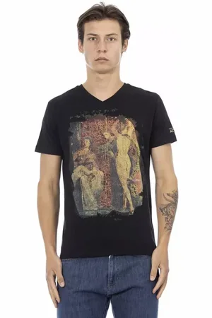 Trussardi Hombre, Camisetas, Negro, Talla: XL