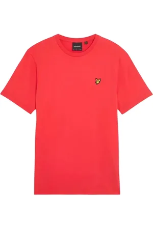 Lyle & Scott Hombre, Camisetas, Rojo, Talla: M