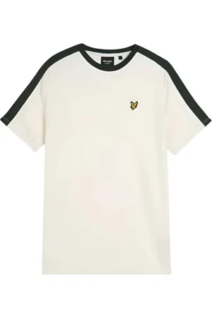 Lyle & Scott Hombre, Camisetas, Blanco, Talla: L