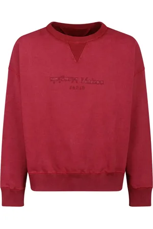 Maison Margiela Hombre, Sudaderas, Rojo, Talla: S