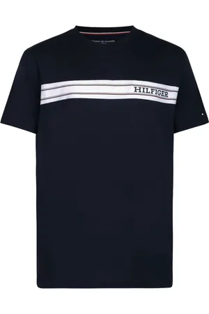 Tommy Hilfiger Hombre, Camisetas, Negro, Talla: XL