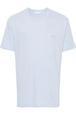 Calvin Klein Hombre, Camisetas, Azul, Talla: L