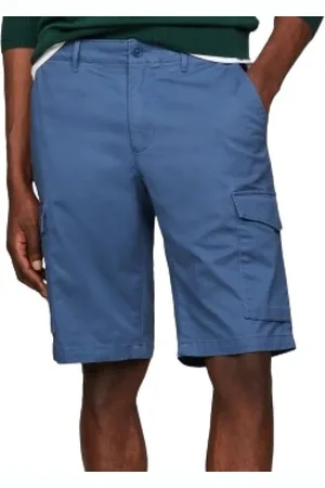 Tommy Hilfiger Hombre, Pantalones cortos, Azul, Talla: W32
