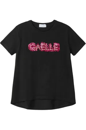 GAËLLE Mujer, Camisetas, Negro, Talla: S