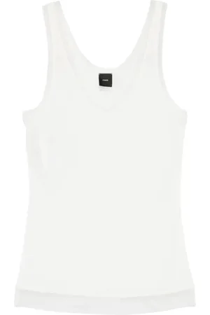 Pinko Mujer, Camisetas, Blanco, Talla: M