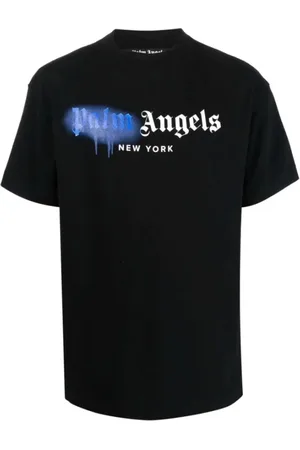 Palm Angels Hombre, Camisetas, Negro, Talla: S