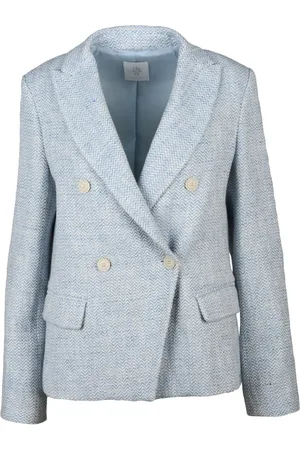 ELEVENTY Mujer, Chaquetas, Azul, Talla: L