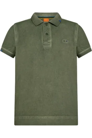 sun68 Hombre, Camisetas, Verde, Talla: XL