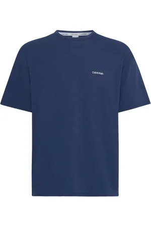 Calvin Klein Hombre, Camisetas, Azul, Talla: L