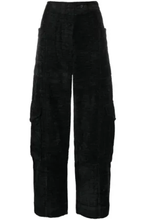 Ganni Mujer, Pantalones, Negro, Talla: S