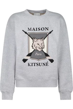Maison Kitsuné Mujer, Sudaderas, Gris, Talla: S