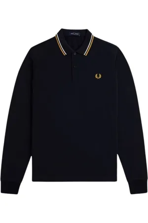 Fred Perry Hombre, Camisetas, Azul, Talla: XL