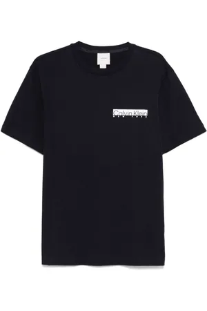 Calvin Klein Hombre, Camisetas, Azul, Talla: S