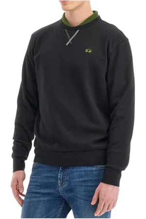 La Martina Hombre, Sudaderas, Negro, Talla: 2XL