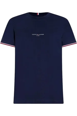 Tommy Hilfiger Hombre, Camisetas, Azul, Talla: 2XL