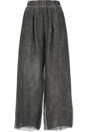 SANCTAMUERTE Mujer, Pantalones, Gris, Talla: L