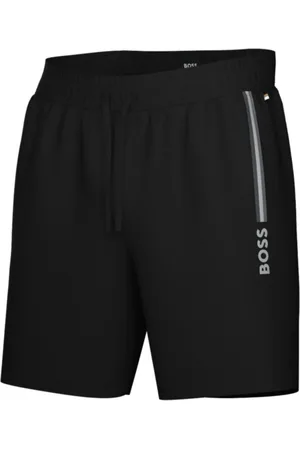HUGO BOSS Hombre, Pantalones cortos, Negro, Talla: S