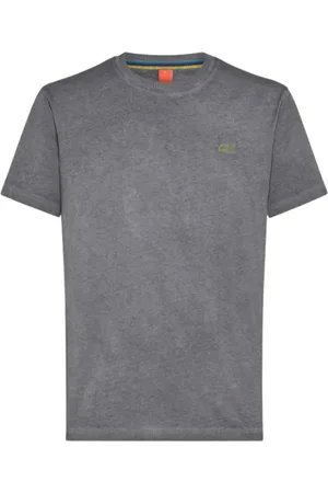 sun68 Hombre, Camisetas, Gris, Talla: 2XL