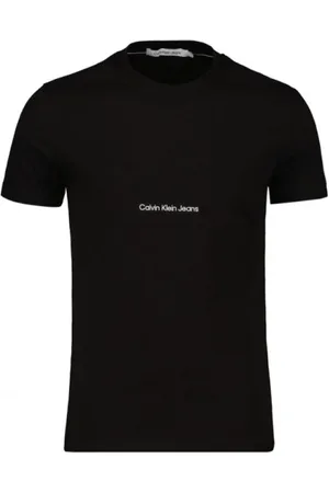 Calvin Klein Hombre, Camisetas, Negro, Talla: S