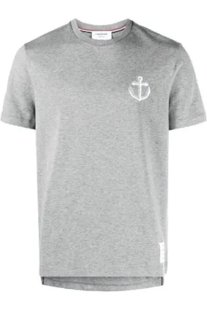 Thom Browne Hombre, Camisetas, Gris, Talla: L