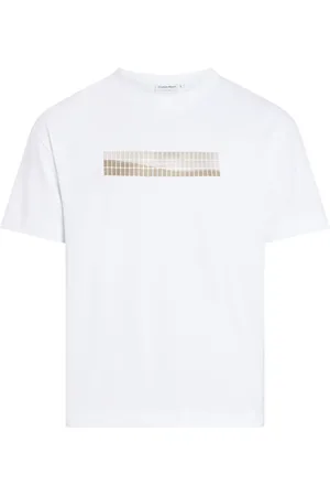 Calvin Klein Hombre, Camisetas, Blanco, Talla: S
