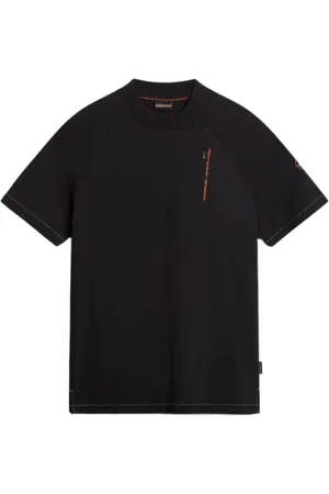 Napapijri Hombre, Camisetas, Negro, Talla: XL