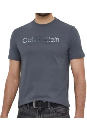 Calvin Klein Hombre, Camisetas, Gris, Talla: S