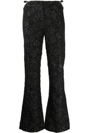 Ganni Mujer, Pantalones, Negro, Talla: S